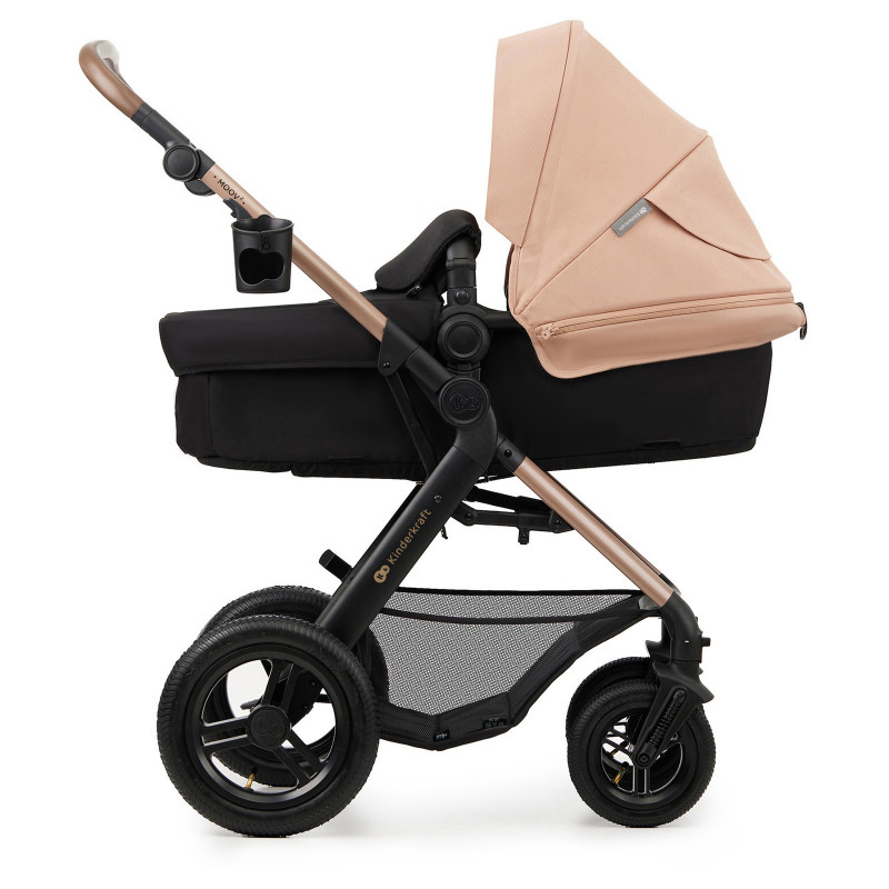 Універсальна коляска 3 в 1 Kinderkraft Moov 2 Air Sand Beige KSMOOV02BEG0000
