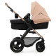 Універсальна коляска 3 в 1 Kinderkraft Moov 2 Air Sand Beige KSMOOV02BEG0000