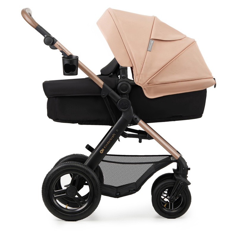 Універсальна коляска 3 в 1 Kinderkraft Moov 2 Air Sand Beige KSMOOV02BEG0000
