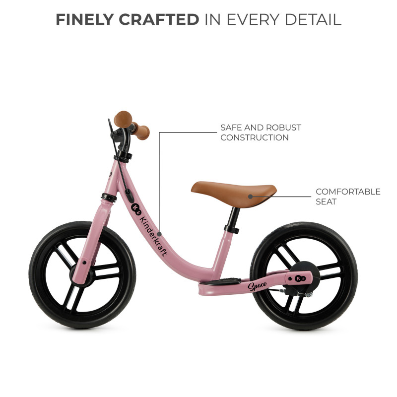 Біговел Kinderkraft Space Dark Pink KRSPAC23PNK0000
