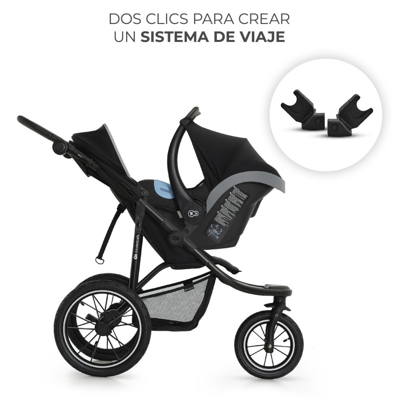Прогулянкова коляска Kinderkraft Helsi 2 Black KSHELS02BLK0000