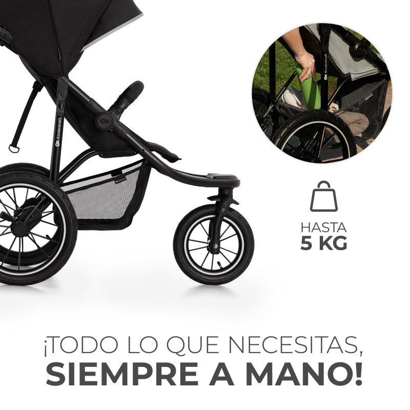 Прогулянкова коляска Kinderkraft Helsi 2 Black KSHELS02BLK0000