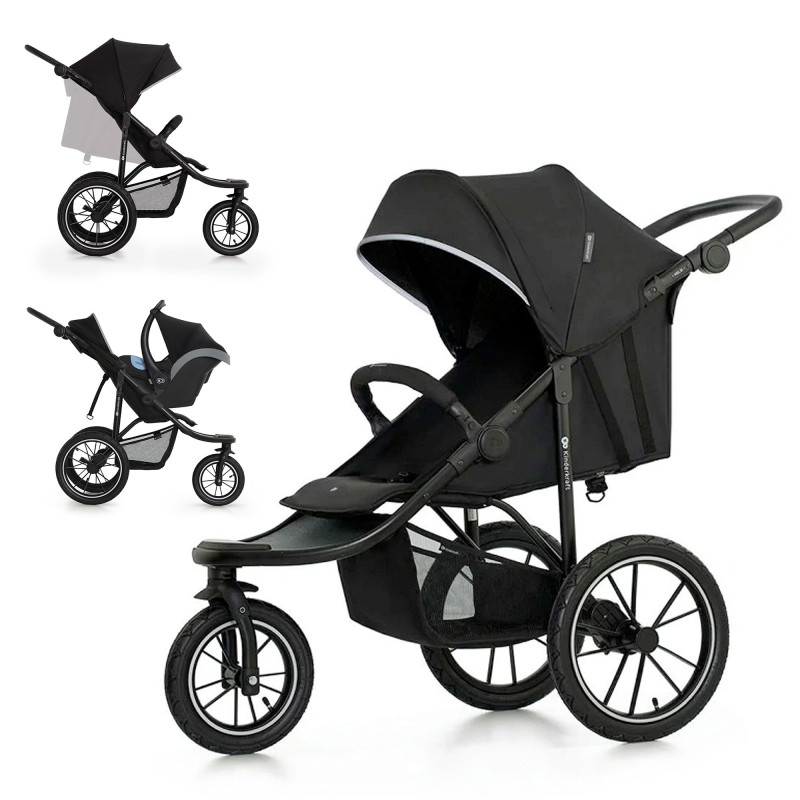 Прогулянкова коляска Kinderkraft Helsi 2 Black KSHELS02BLK0000