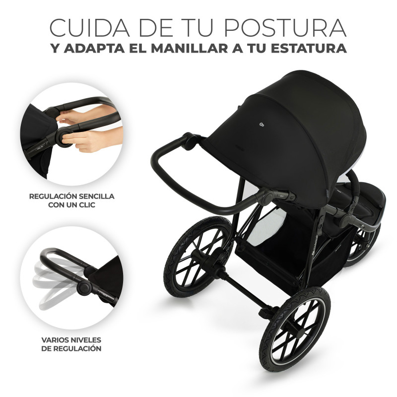 Прогулянкова коляска Kinderkraft Helsi 2 Black KSHELS02BLK0000