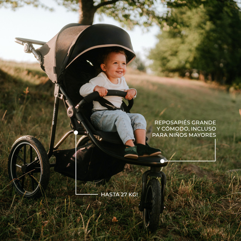 Прогулянкова коляска Kinderkraft Helsi 2 Black KSHELS02BLK0000