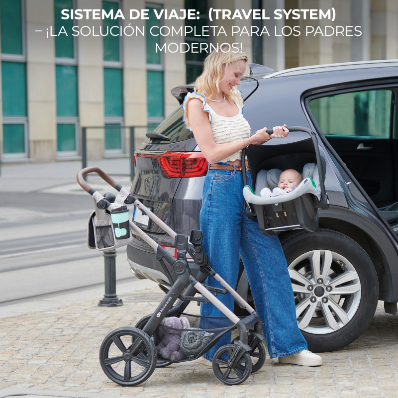 Універсальна коляска 3 в 1 Kinderkraft Moov 2 Air Pure Black KSMOOV02BLK0000