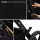 Універсальна коляска 3 в 1 Kinderkraft Moov 2 Air Pure Black KSMOOV02BLK0000