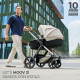 Універсальна коляска 3 в 1 Kinderkraft Moov 2 Air Pure Black KSMOOV02BLK0000