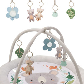 Розвиваючий килимок Kinderkraft Cozyplay KPCOZY00LGR0000