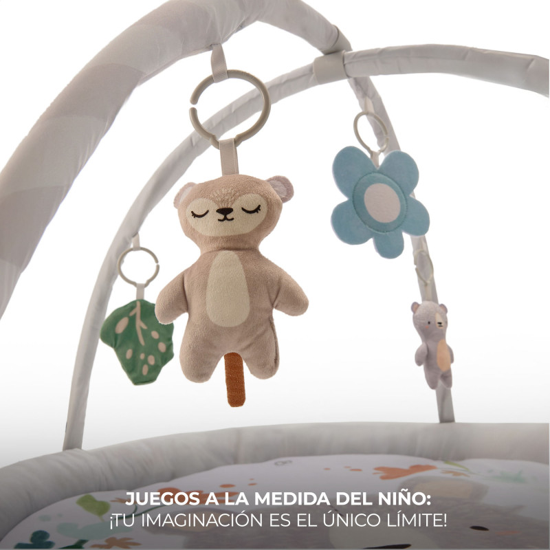 Розвиваючий килимок Kinderkraft Cozyplay KPCOZY00LGR0000