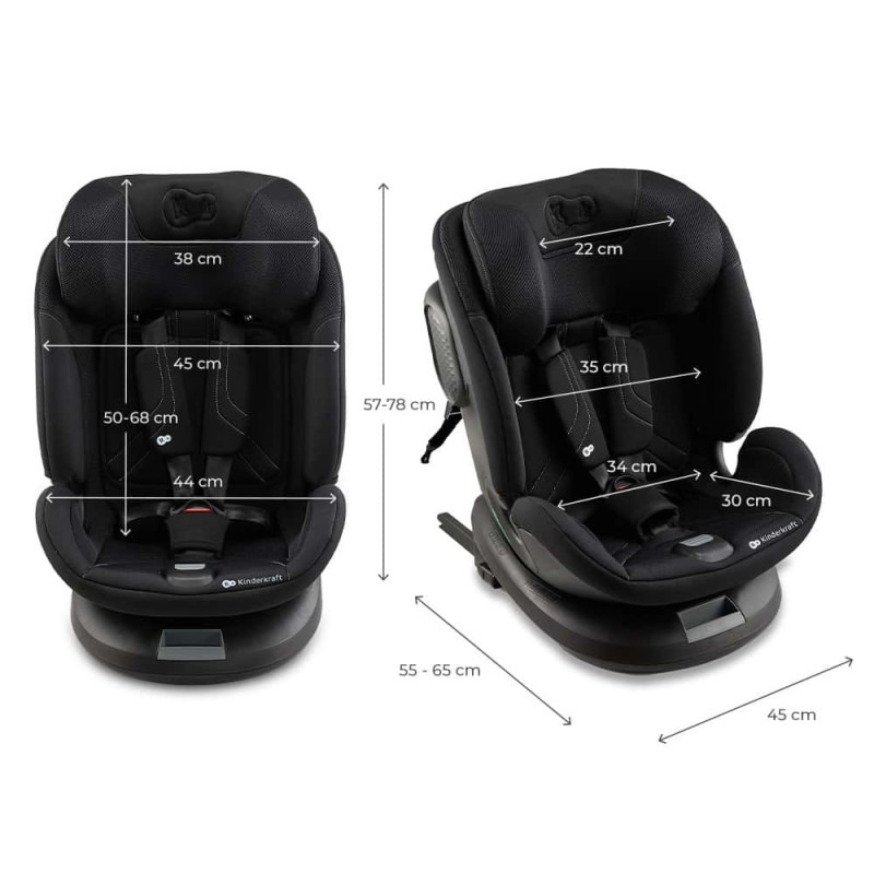 Автокрісло Kinderkraft Xpedition 3 i-Size Black KCXPED03BLK0000