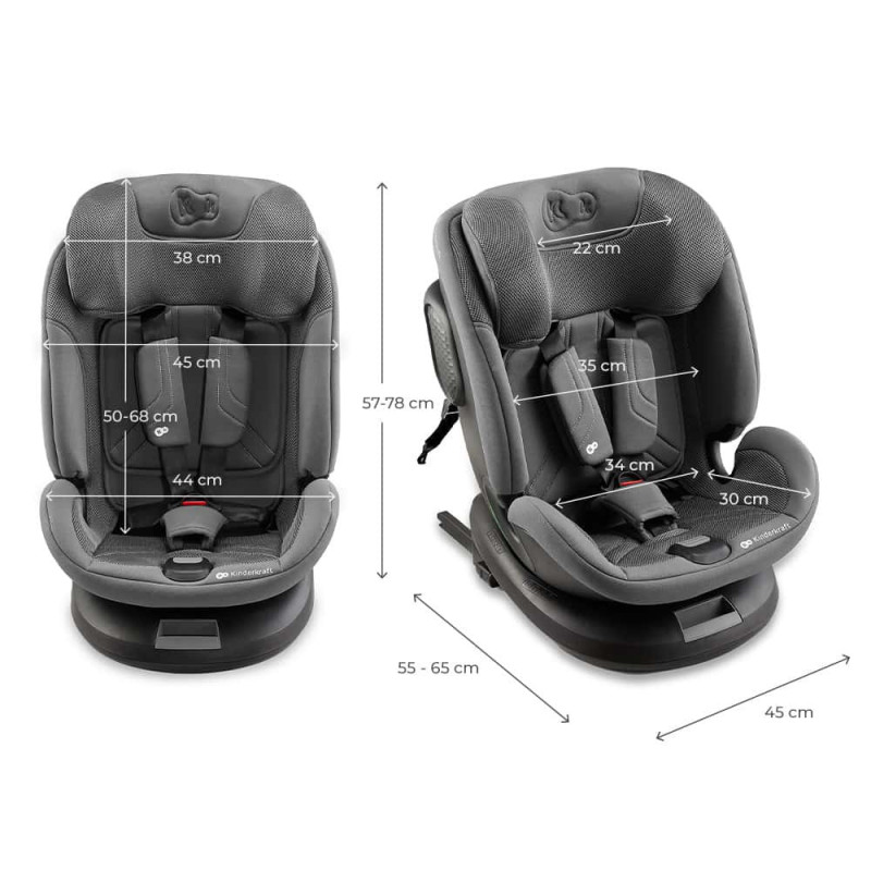 Автокрісло Kinderkraft Xpedition 3 i-Size Grey KCXPED03GRY0000