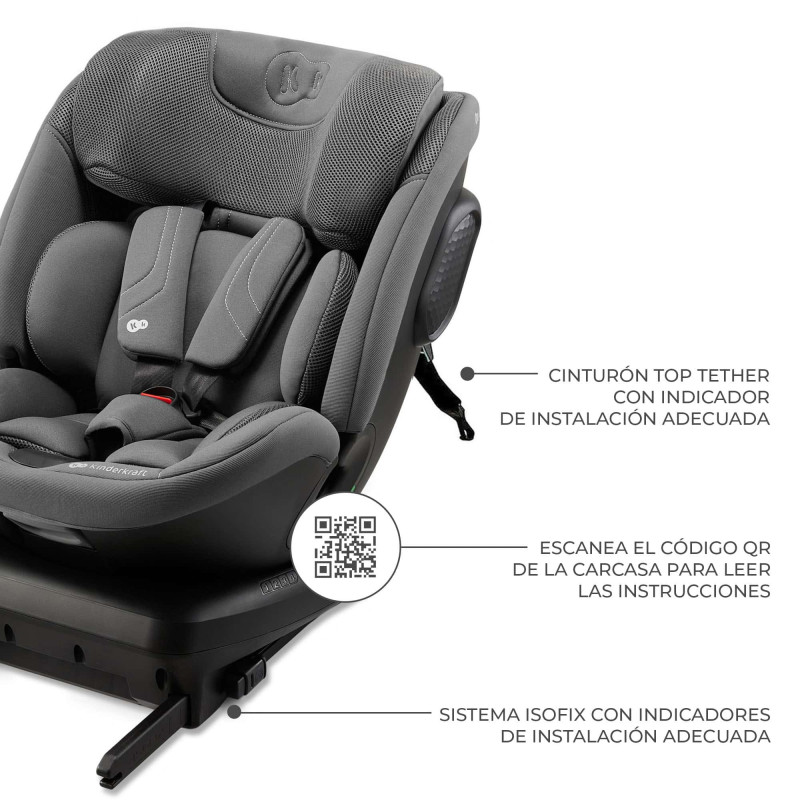 Автокрісло Kinderkraft Xpedition 3 i-Size Grey KCXPED03GRY0000