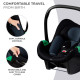 Автокрісло-люлька Kinderkraft Mink Pro i-Size Black KCMINKPRBLK0000