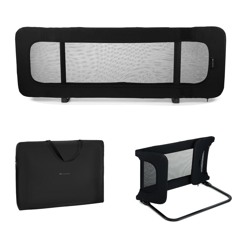 Захисна бар'єрка для ліжка Kinderkraft Guard and Dream Black KAGUDR00BLK0000