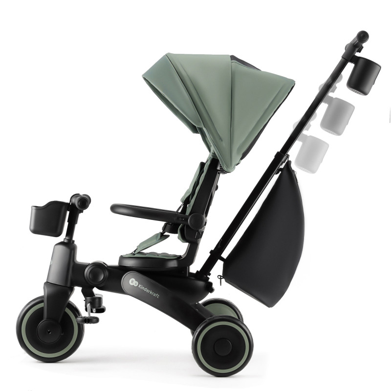 Триколісний велосипед Kinderkraft Jazz 2 Green KRJAZZ02GRE0000