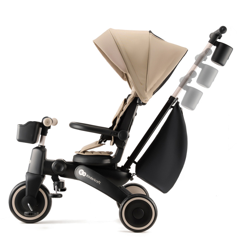 Триколісний велосипед Kinderkraft Jazz 2 Beige KRJAZZ02BEG0000