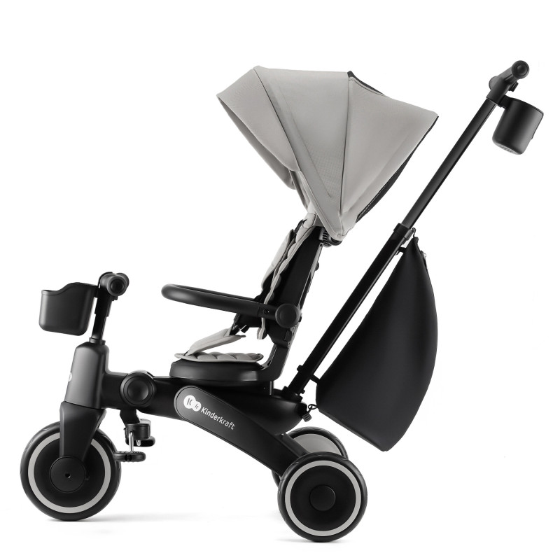 Триколісний велосипед Kinderkraft Jazz 2 Grey KRJAZZ02GRY0000