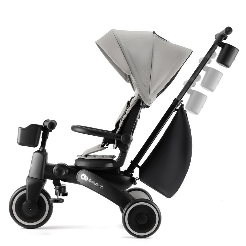 Триколісний велосипед Kinderkraft Jazz 2 Grey KRJAZZ02GRY0000
