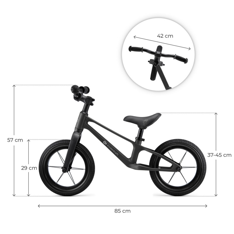 Біговел Kinderkraft Eter Black KRETER00BLK0000