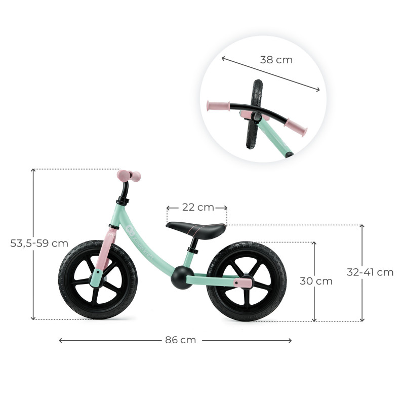 Біговел Kinderkraft 2Way Next Candy Mint KR2WAY25MIN0000