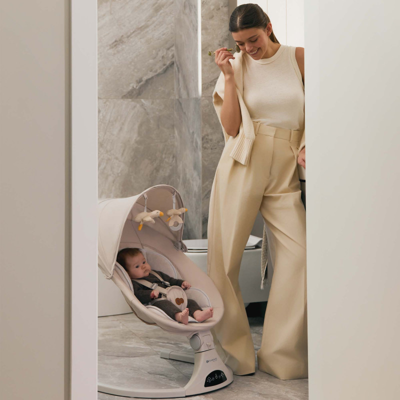 Крісло-гойдалка Kinderkraft Tulsy Beige KBTULS00BEG0000