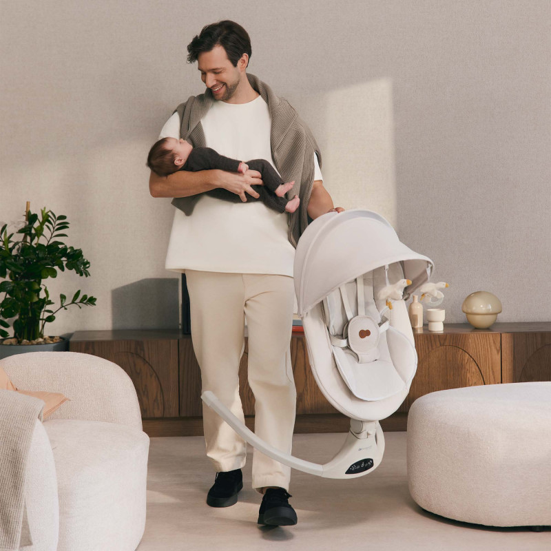 Крісло-гойдалка Kinderkraft Tulsy Beige KBTULS00BEG0000