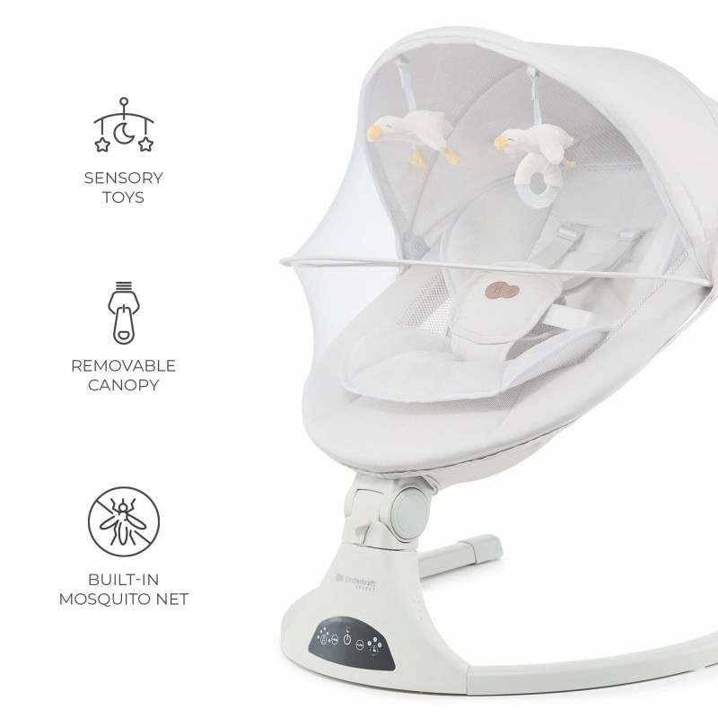 Крісло-гойдалка Kinderkraft Tulsy Beige KBTULS00BEG0000