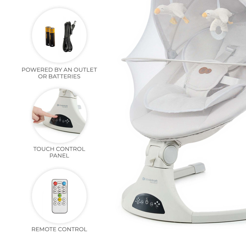 Крісло-гойдалка Kinderkraft Tulsy Beige KBTULS00BEG0000