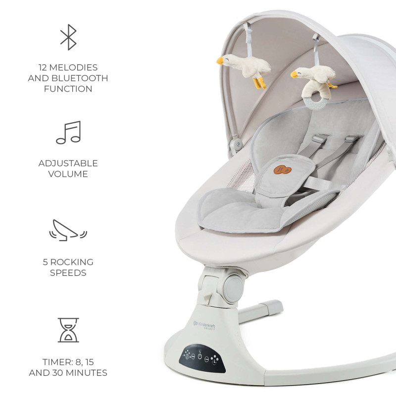 Крісло-гойдалка Kinderkraft Tulsy Beige KBTULS00BEG0000