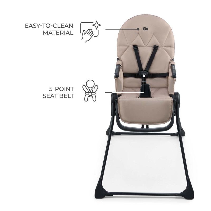 Стільчик для годування Kinderkraft Binci Beige KHBINC00BEG0000