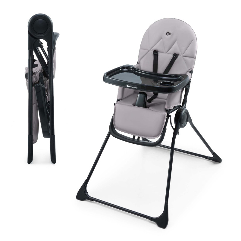 Стільчик для годування Kinderkraft Binci Grey KHBINC00GRY0000