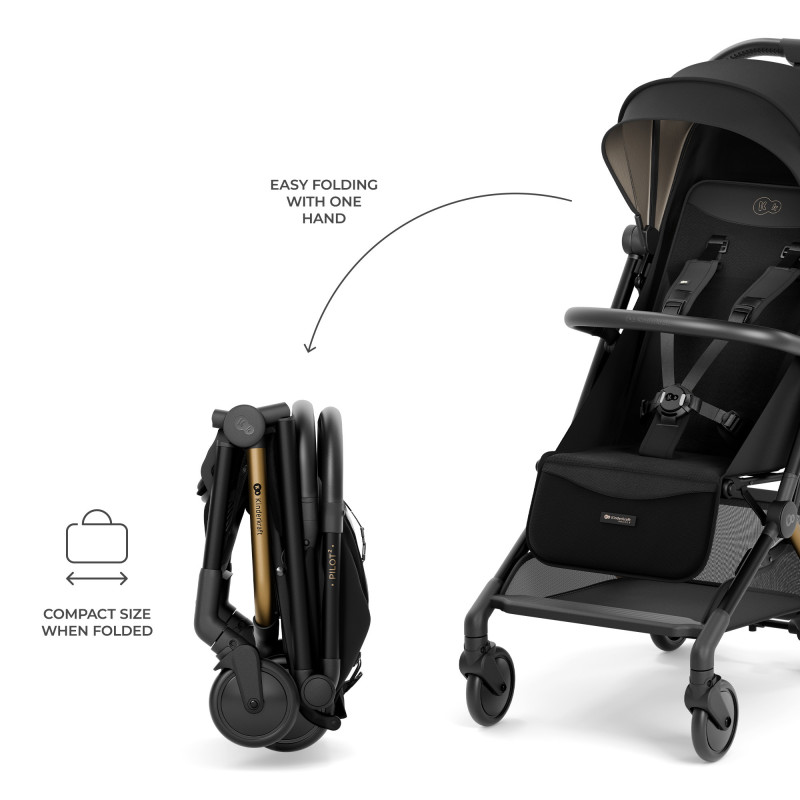 Прогулянкова коляска Kinderkraft Pilot 2 Midnight Black KSPILO02BLK0000