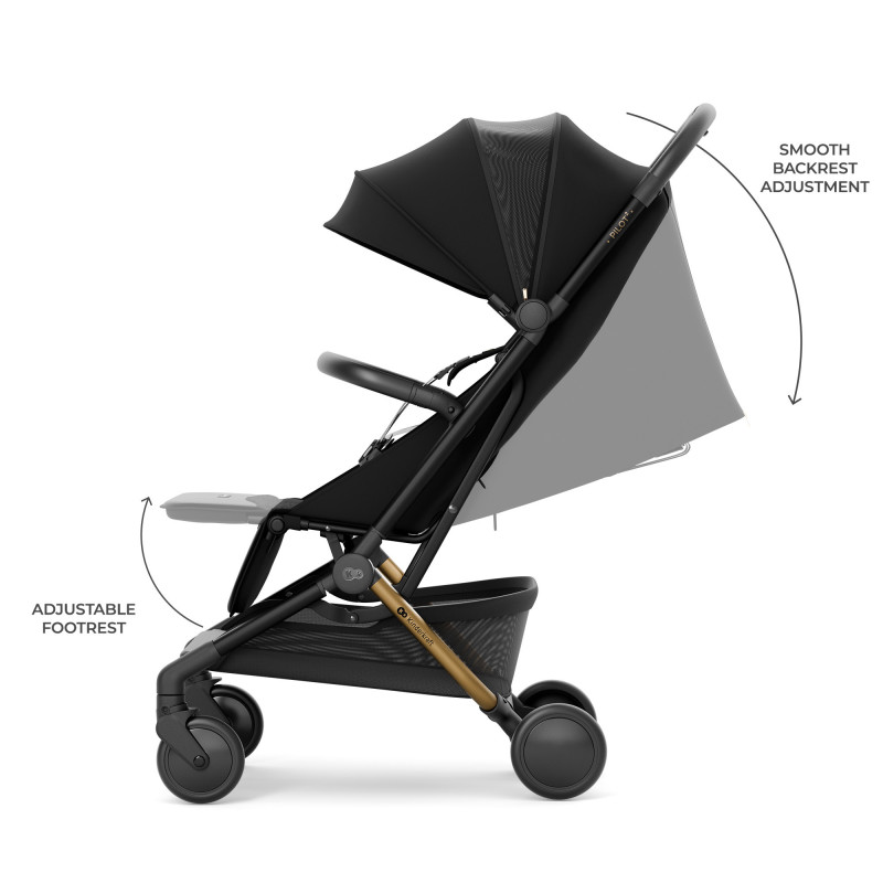 Прогулянкова коляска Kinderkraft Pilot 2 Midnight Black KSPILO02BLK0000
