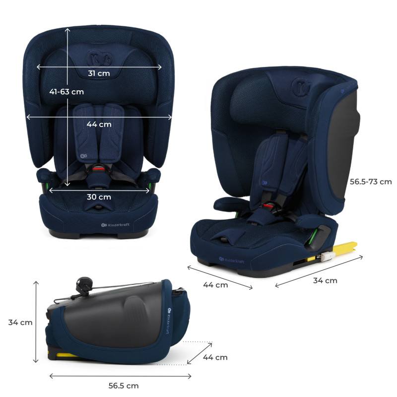Автокрісло Kinderkraft Fix2Go i-Size Navy KCFI2GO0NAV0000