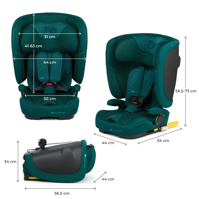 Автокрісло Kinderkraft Fix2Go i-Size Green KCFI2GO0GRE0000