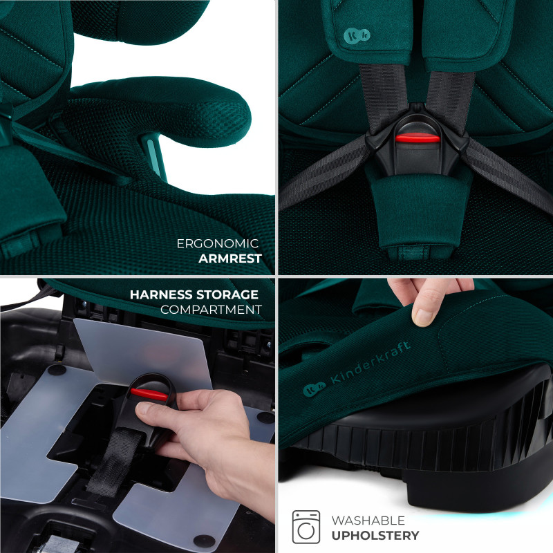 Автокрісло Kinderkraft Fix2Go i-Size Green KCFI2GO0GRE0000