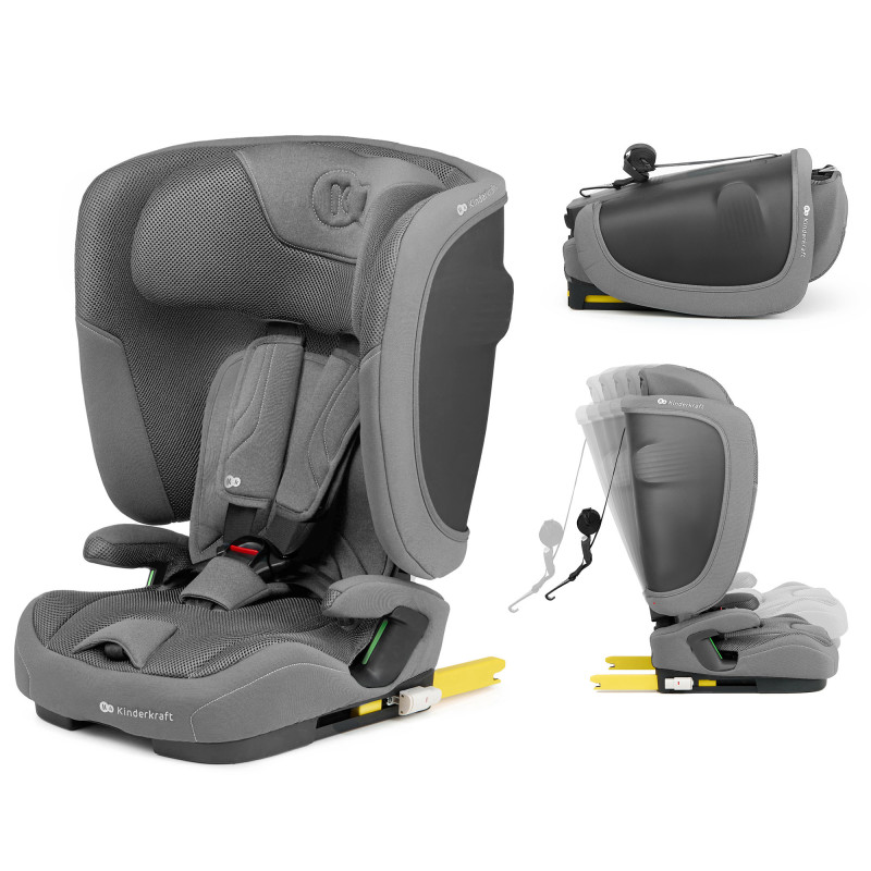 Автокрісло Kinderkraft Fix2Go i-Size Grey KCFI2GO0GRY0000