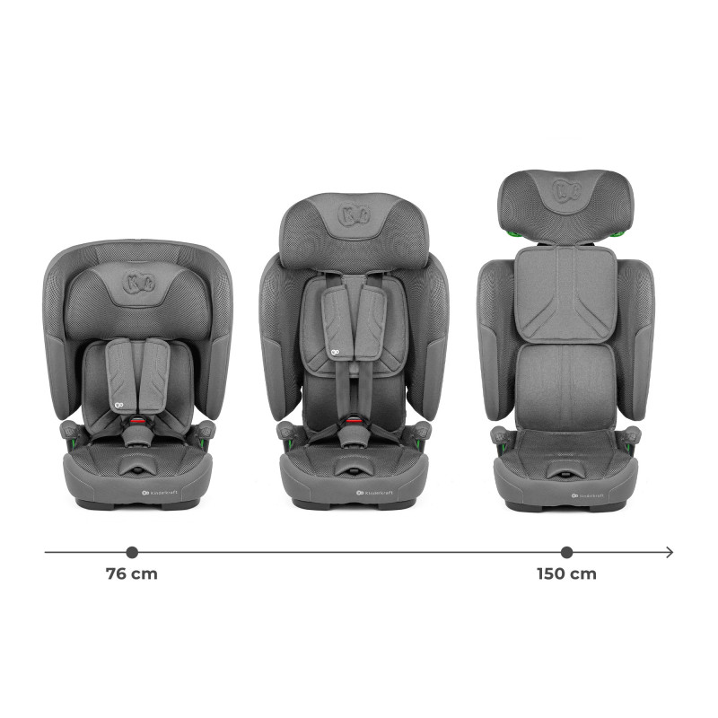 Автокрісло Kinderkraft Fix2Go i-Size Grey KCFI2GO0GRY0000