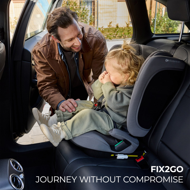 Автокрісло Kinderkraft Fix2Go i-Size Grey KCFI2GO0GRY0000