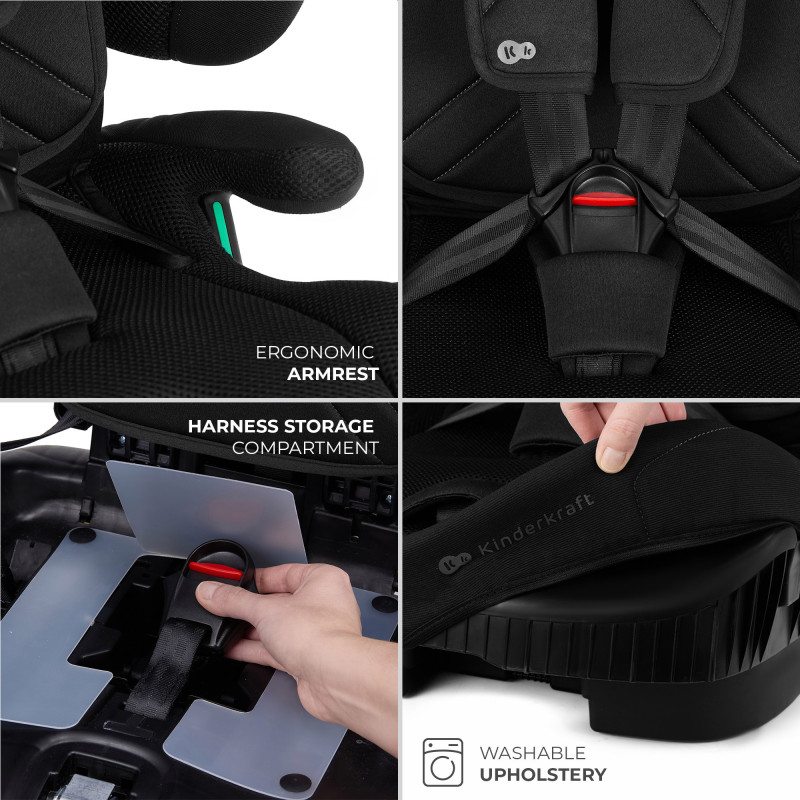 Автокрісло Kinderkraft Fix2Go i-Size Black KCFI2GO0BLK0000