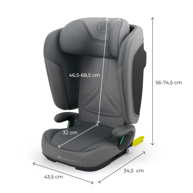 Автокрісло Kinderkraft Unity 2 i-Size Grey KCUNIT02GRY0000