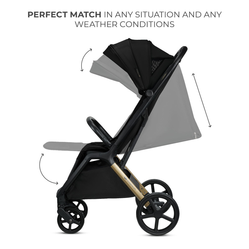 Прогулянкова коляска Kinderkraft Loom Black KSLOOM00BLK00BS