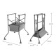 Столик для пеленання з ванночкою Kinderkraft Bubbly Grey KABUBB00GRY0000