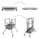 Столик для пеленання з ванночкою Kinderkraft Bubbly Grey KABUBB00GRY0000