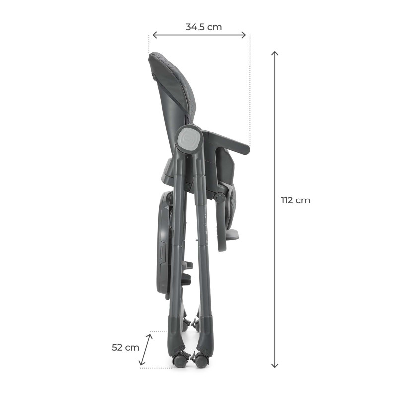 Стільчик для годування Kinderkraft Tulo Grey KHTULO00GRY0000