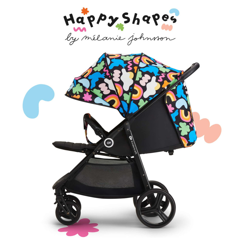 Прогулянкова коляска Kinderkraft Grande Plus Happy Shapes KSGRAN00HAP0000