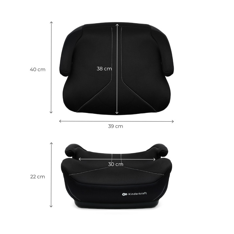 Автокрісло-бустер Kinderkraft i-Boost 2 Black KCIBOO02BLK0000