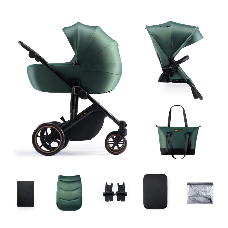 Універсальна коляска 2 в 1 Kinderkraft Prime 2 Dark Green KSPRIM02GRE2000
