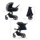 Універсальна коляска 2 в 1 Kinderkraft Prime 2 Venezian Black KSPRIM02BLK2000
